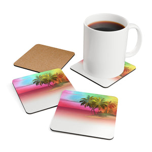 Coaster Set/4 - Watercolor Sunset