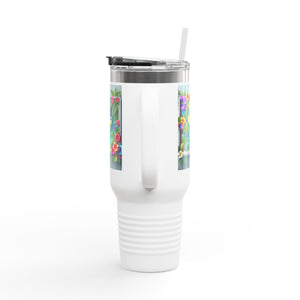 Insulated Travel Mug, 40oz / Tropical Margarita - Perfect for Outdoor Adventures