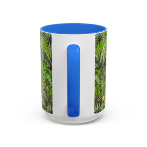 Accent Color Coffee Mug, Many Colors - 11oz & 15oz / Tropical Fruit, Green