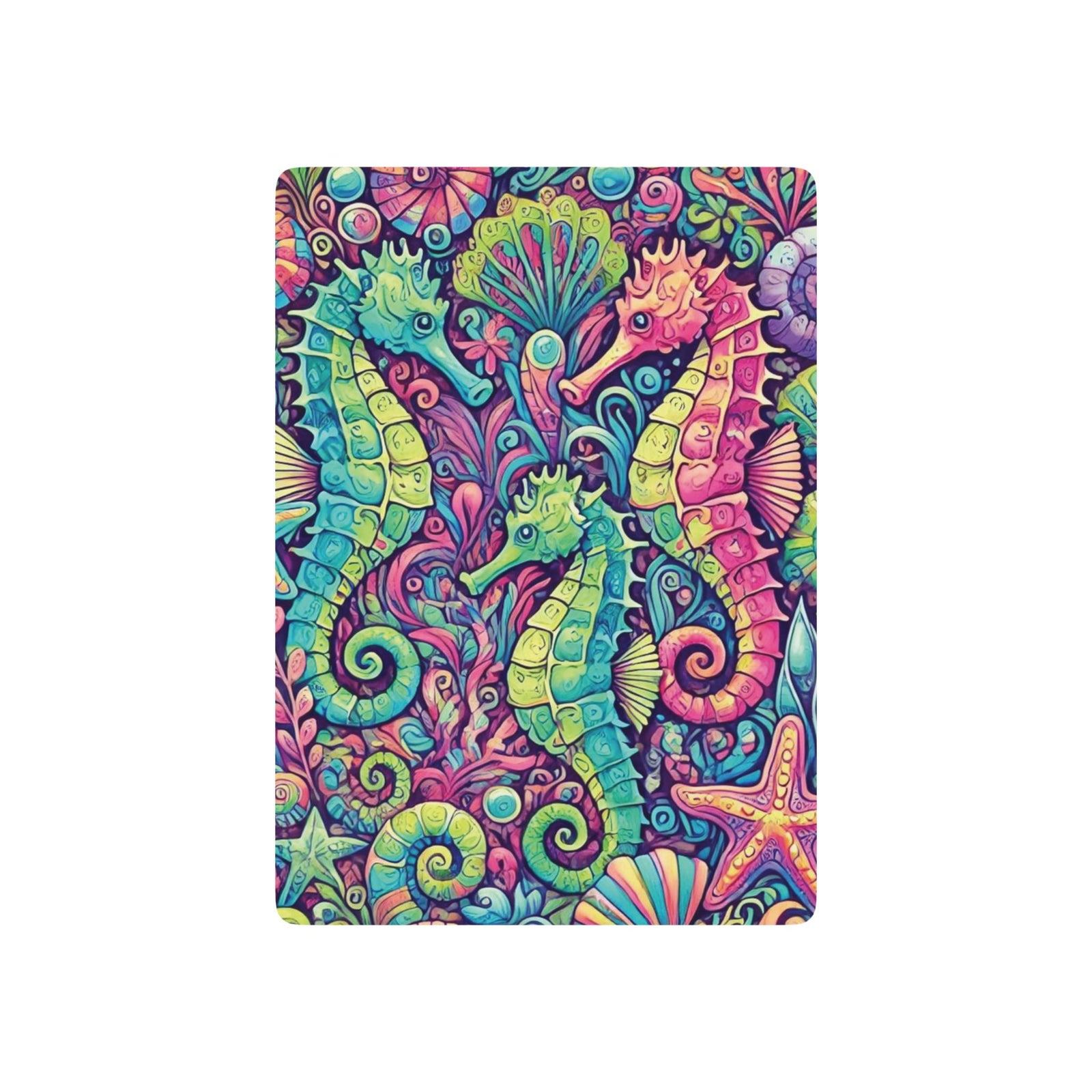 Poker Playing Cards - Seahorse Trio