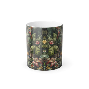 Color Morphing Mug, 11oz / Rainforest Rabbit Outing