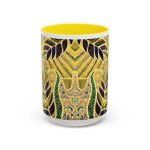 Accent Color Coffee Mug (11, 15oz), Amazon Whimsy Yellow