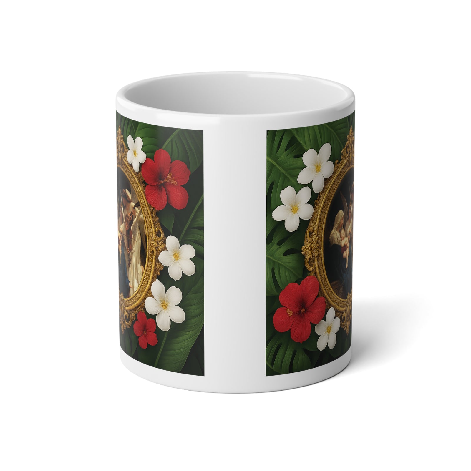 Jumbo Mug, 20oz, Song of the Angels | Tropical Coffee Cup