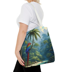 Sleeping Beauty Parrot Tote Bag - 3 Sizes
