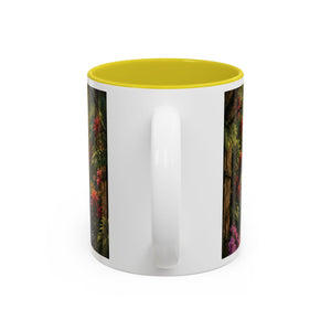Tropical Waterfall Mug – Lush Jungle Scenic Accent Coffee Cup (11oz/15oz)