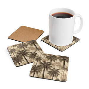 Coaster Set/4 - Lisa's Fluffy Palms
