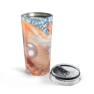 20oz Tumbler — Disco Peach Pearl Travel Cup