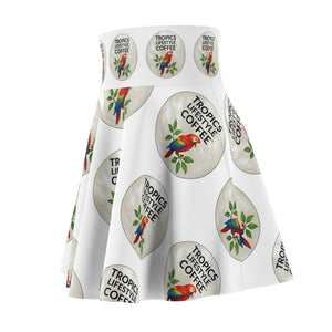 Copy of Tropical Parrot Skater Skirt — Tropics Coffee Floral Print