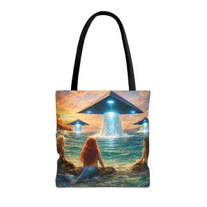 UFOs & Mermaids Tote Bag - 3 Sizes