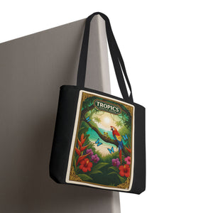 Tote Bag — Parrot Friends at Seashore, TLC Logo
