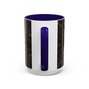 Colorful Mugs (11oz, 15oz), Hibiscus Kaleidoscope #1