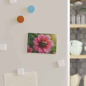 Coffee Bean Flower Rectangle Magnet — Tropics Lifestyle Coffee Decorative Fridge Magnet