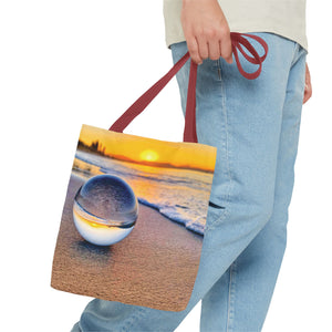Sunset Beach Crystal Ball Tote