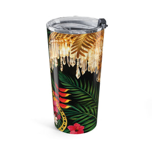 20oz Insulated Travel Tumbler — Hollywood Regency Chandelier & Parrot