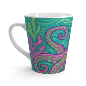 Latte White Mug, Gamma Kraken Joe