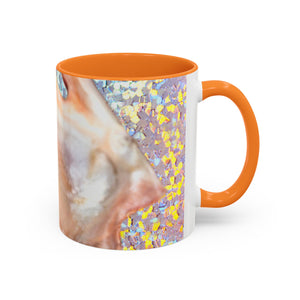 Colorful Mugs (11oz, 15oz), Disco Peach Pearl Oyster