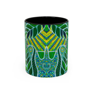 Accent Coffee Mug (11, 15oz), 8 Colors - Amazon Whimsy, Green