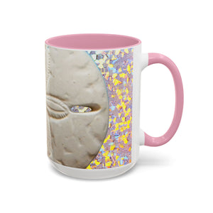 Colorful Mugs (11oz, 15oz), Disco Sand Dollar Macro