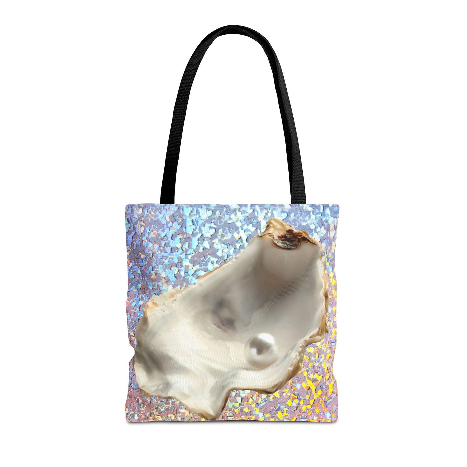 Disco White Pearl & Shell Tote Bag - 3 Sizes