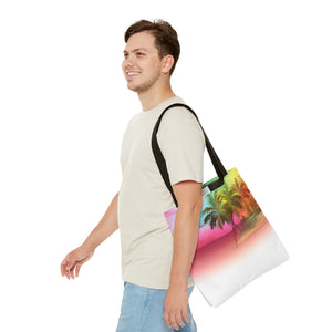 Watercolor Sunset Tote Bag - 3 Sizes