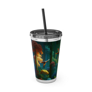 Tropical Tumbler with Straw | 16 oz: Flight School