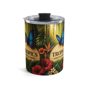 Coffee Tumbler — Tropics Lifestyle Coffee 10oz Insulated Travel Mug