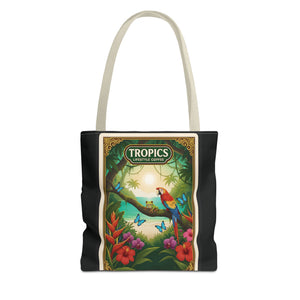 Tote Bag — Parrot Friends at Seashore, TLC Logo