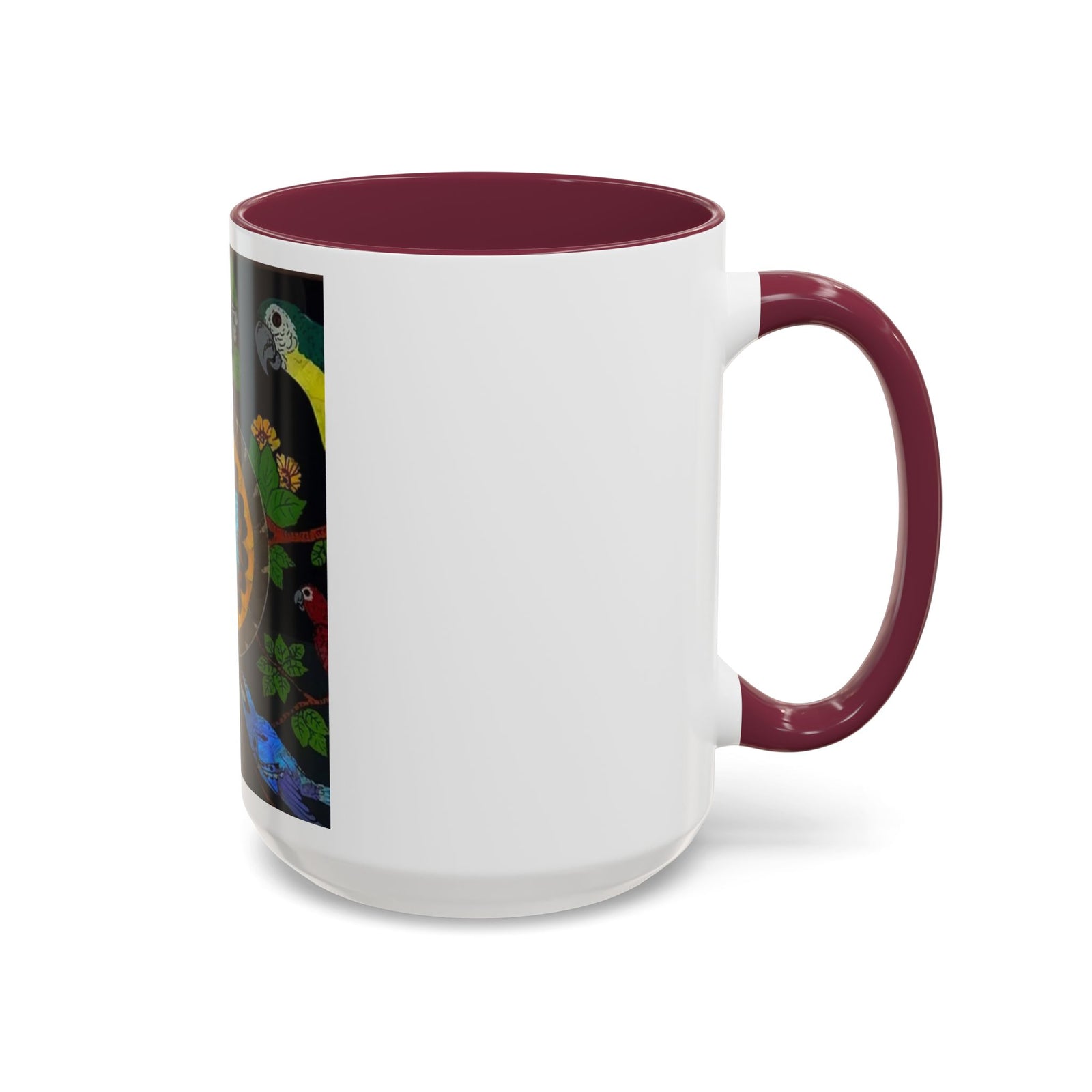 Colorful Mugs (11oz, 15oz), Butterflies & Parrots #1