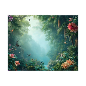 Tropical Rainforest Poster, Matte ~ Another Day in Paradise
