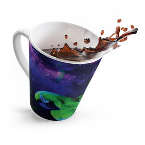 Latte White Mug - Perfect for Coffee Enthusiasts / Galactic Parrot
