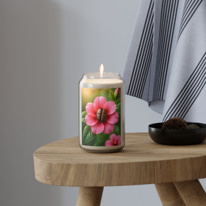 Coffee Bean Flower Scented Soy Candle — 13.75 oz Aromatherapy Candle