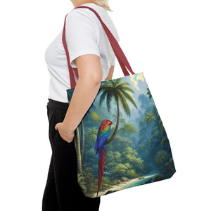 Sleeping Beauty Parrot Tote Bag - 3 Sizes