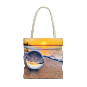 Sunset Beach Crystal Ball Tote