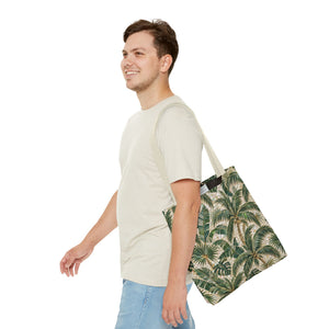 Tropical Palms MosaicTote Bag – Vintage Beach Market Bag