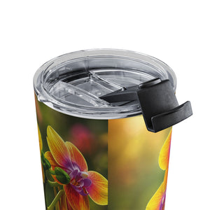 10oz Floral Tumbler — Fiesta Orchid Insulated Cup