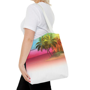 Watercolor Sunset Tote Bag - 3 Sizes