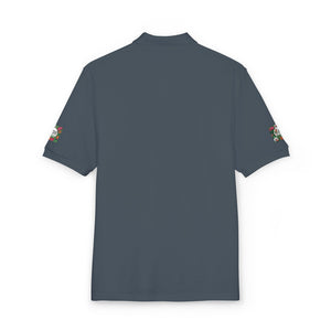 ‘Good Vibes’ Embroidered Polo ~ Tropics Lifestyle Coffee Logo, Many Colors