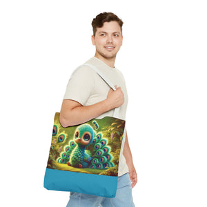 Baby Peacock Trio Tote Bag - 3 Sizes