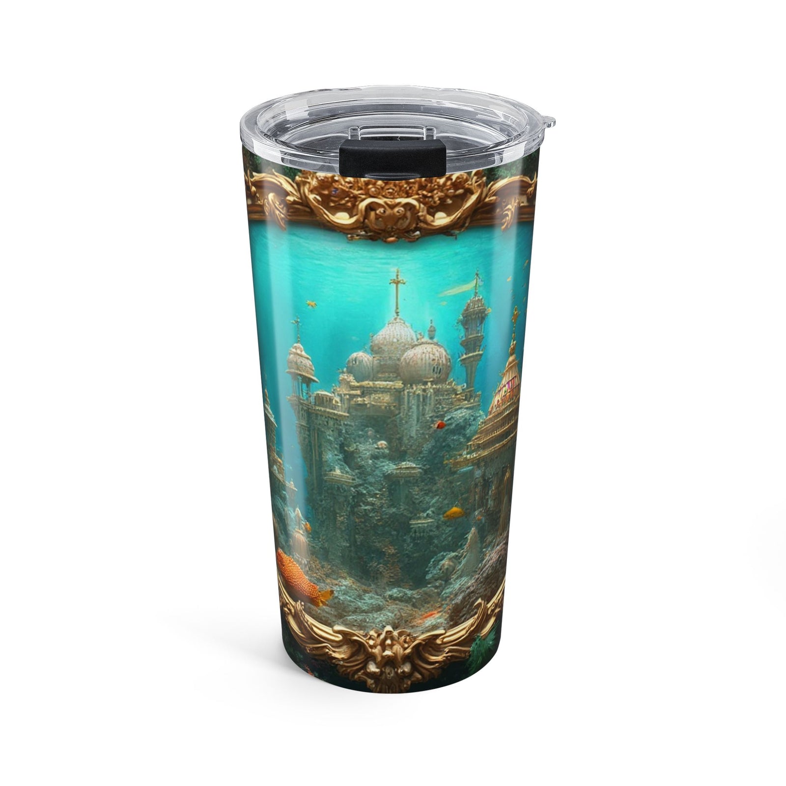 20oz Tumbler – Fantasy Underwater Ocean Palace
