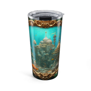 20oz Tumbler – Fantasy Underwater Ocean Palace