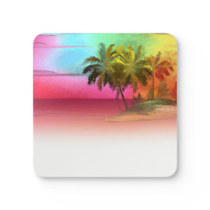 Coaster Set/4 - Watercolor Sunset