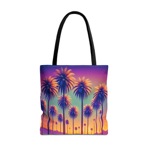 Sunset Palms Tote Bag - 3 Sizes