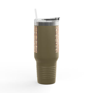 Funny Tiki Totems Insulated Travel Mug - 40oz - Perfect for Outdoor Adventures