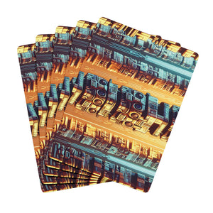 Poker Playing Cards - Techno Tiki Totems