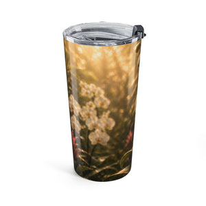 20oz Insulated Tumbler — Sunlit Pearl Orchid Drinkware