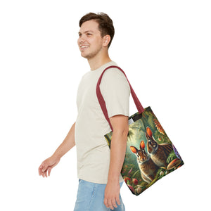 Tropical Sumatran Rabbits Tote Bag - 3 Sizes