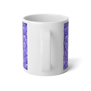Jumbo Mug, 20oz, Seahorse Amethyst | Tropical Coffee Cup