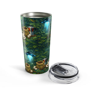 20oz Tumbler ~ Jungle UFO & Coffee Insulated Travel Cup