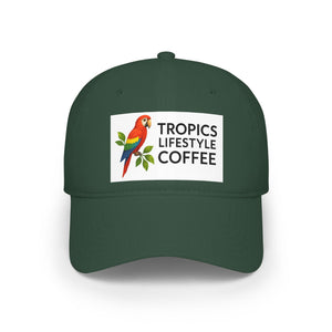 Tropics Lifestyle Coffee Cap — Parrot Logo Baseball Hat