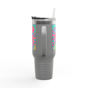 Insulated Travel Mug, 40oz / Kraken Joe, Red - Perfect for Outdoor Adventures